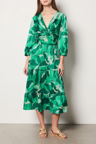 Robe midi - Vert