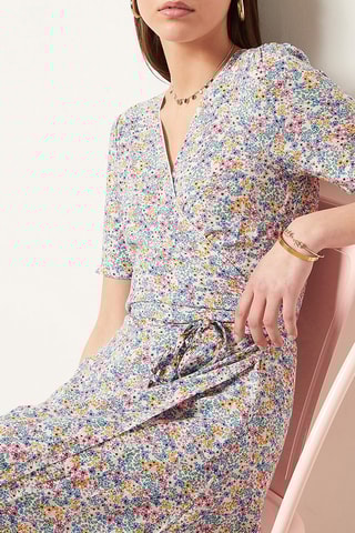 Robe portefeuille Multicolore