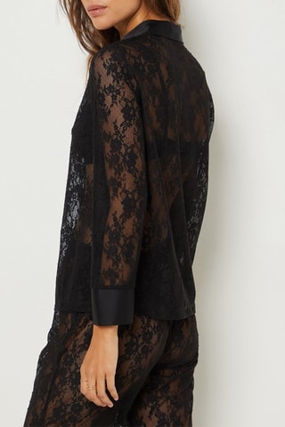 Chemise de pyjama - Noir