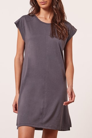 Chemise de pyjama Essentiels Maille Anthracite