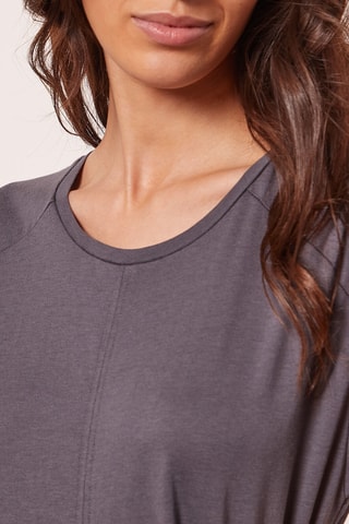 Chemise de pyjama Essentiels Maille Anthracite