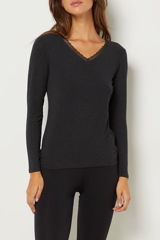 T-shirt de pyjama Warm - Anthracite