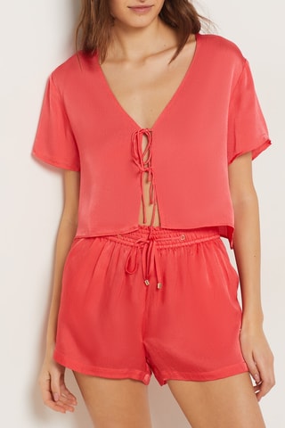 Chemisier de pyjama Hazel - Pêche - Etam