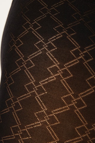 Collant Eya Graphique Carre - Noir