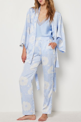 Pyjama 3 pièces Milly - Mauve et blanc