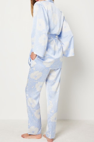 Pyjama 3 pièces Milly - Mauve et blanc