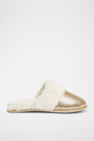 Mules fourrées Maelle - Doré