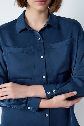 Chemisier Sleepy - Bleu marine