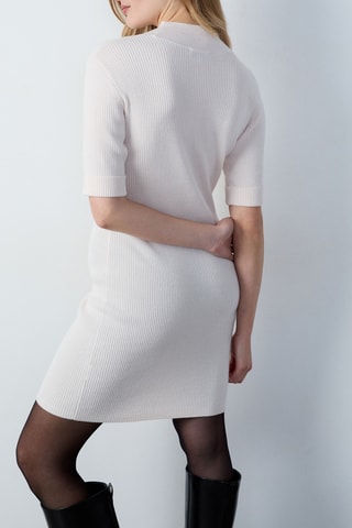 Robe pull en laine Gilou - Ecru