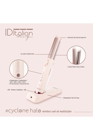 Fer à boucler sans fil Cyclone Halo - 200 °C