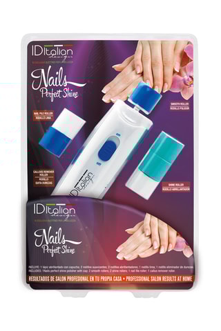 Stylo électronique pour manucure et pédicure - Blanc et bleu