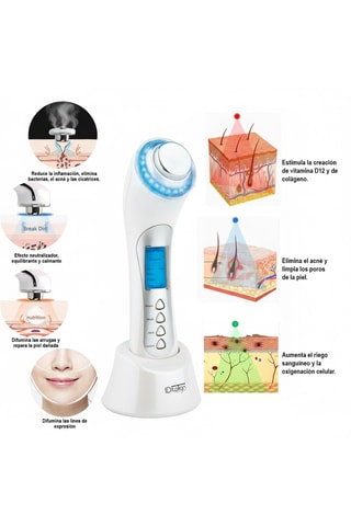 Régénérateur facial avec ions 5 en 1