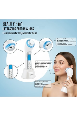 Régénérateur facial avec ions 5 en 1