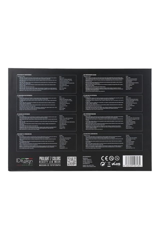 Masque pour visage par photothérapie LED