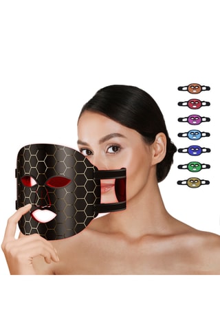 Masque pour visage par photothérapie LED