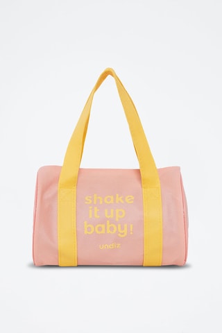 Borsa a bauletto in cotone bio - Rosa cipria