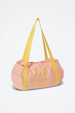 Borsa a bauletto in cotone bio - Cammello