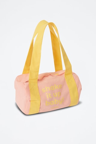 Borsa a bauletto in cotone bio - Cammello