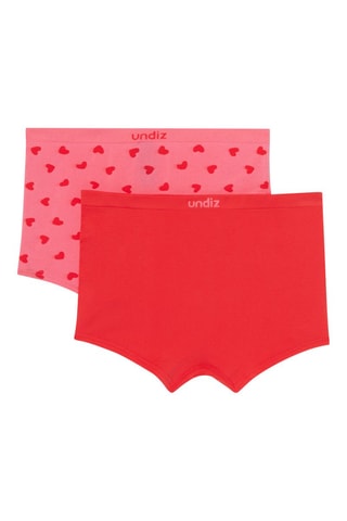 2 culotte - Rosso e rosa