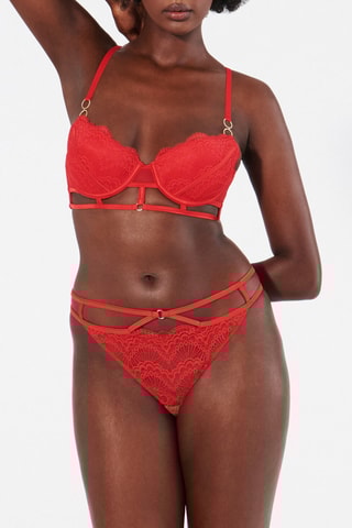 Reggiseno push-up Valentinaiz - Rosso - Undiz