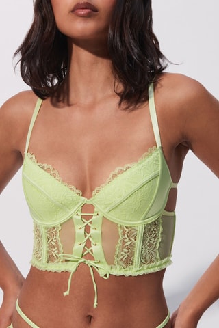 Reggiseno preformato Britishiz - Verde chiaro - Undiz