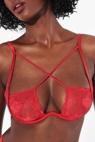 Reggiseno Chrysteliz - Rosso