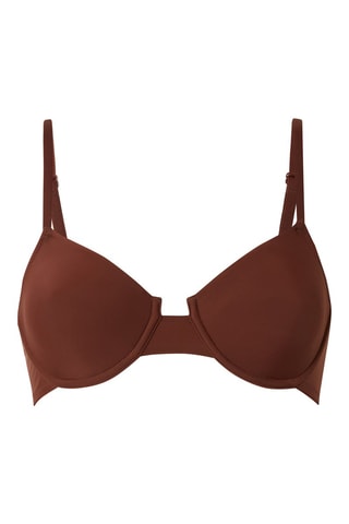 Reggiseno Micro R - Marrone