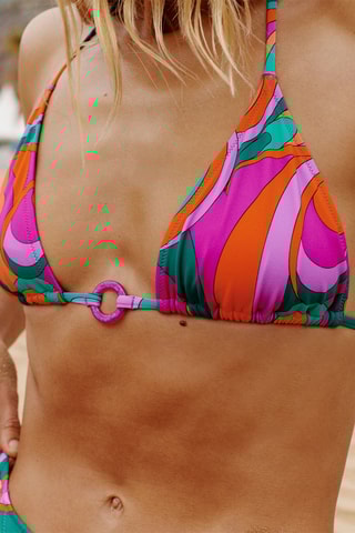 Reggiseno bikini - Rosa e viola