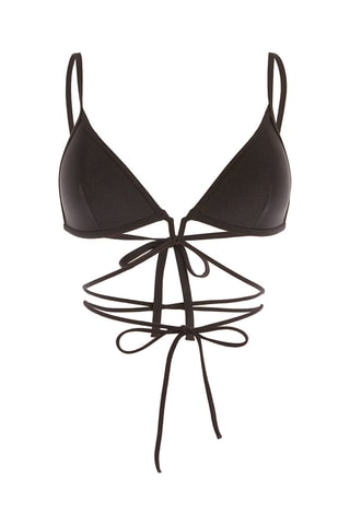 Reggiseno bikini con coppe Sungraphiz - Nero