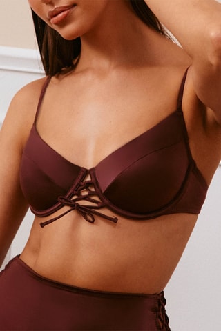 2 partes de cima de biquíni Cowgirliz - Castanho-escuro - Undiz