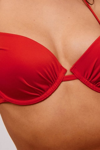 Reggiseno bikini push-up Cowgirliz - Rosso