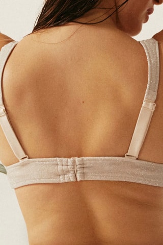 Reggiseno bikini Sunglitteriz - Rosa cipria