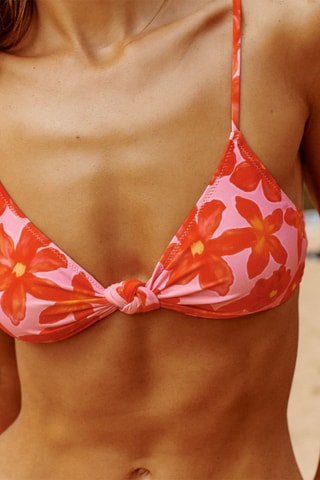 Reggiseno bikini Floriniz - Corallo e rosa