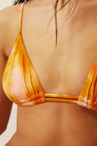 Reggiseno bikini tie and dye Anielliz - Giallo