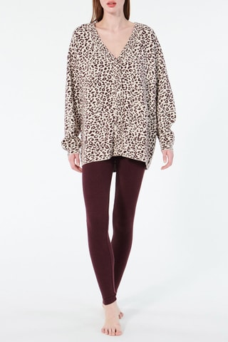 Cardigan Aoplissoniz - Beige e marrone