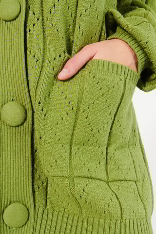 Cardigan lungo Alissoniz - Verde - Undiz