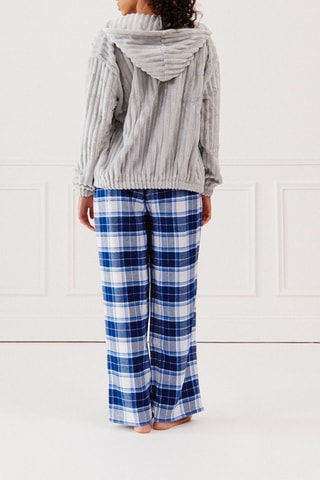 Giacca pigiama con cappuccio - Grigio chiaro