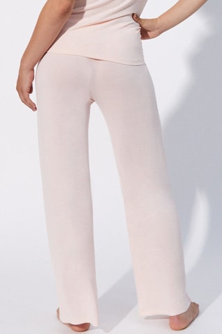 Pantaloni a vita alta - Rosa - Undiz