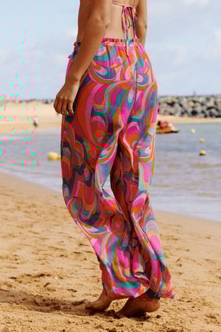 Pantaloni Chiaraliz - Fucsia e rosso