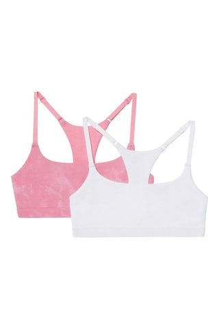 2 top Sohappiz - Bianco e fucsia