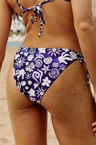 Slip bikini Sunpampiz - Blu e bianco