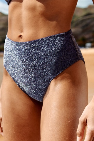 Slip bikini a vita alta Periodshiniz - Blu scuro - Undiz