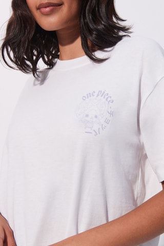 T-shirt pigiama Tony-Tony Chopper One Piece Chopperaniz - Bianco