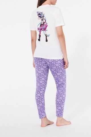 T-shirt pigiama League of Legends in cotone bio Playlegendiz - Bianco - Undiz