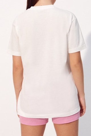 T-shirt pigiama Minou Gli Aristogatti Disney - Bianco - Undiz