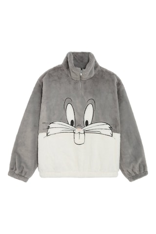 Felpa pigiama Bugs Bunny Looney Tunes - Grigio