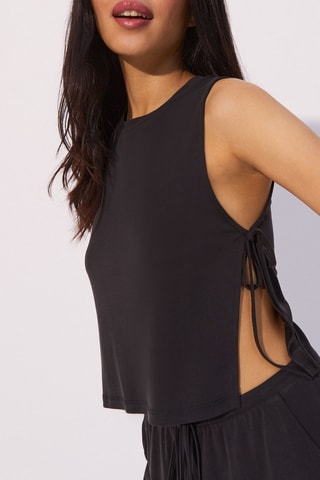 Canotta pigiama Lemailliz - Nero