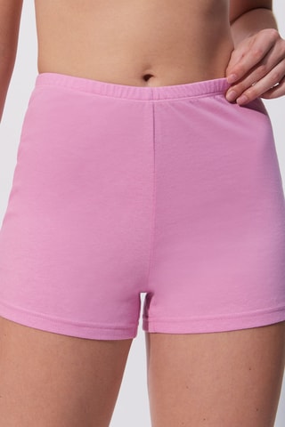 Shorts pigiama a vita alta Mariniz - Rosa cipria - Undiz