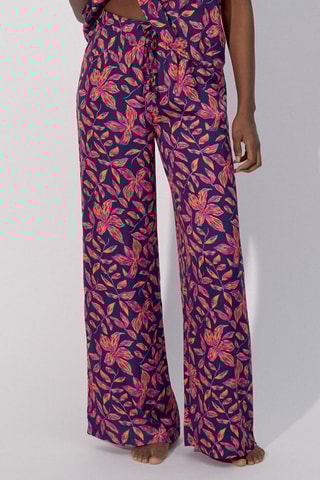 Pantaloni pigiama larghi Keriz - Fucsia - Undiz