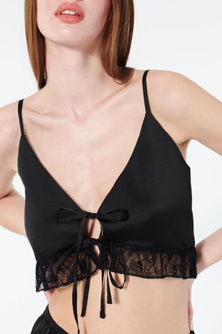 Crop top Aditiz - Nero